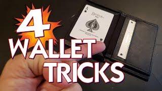 Card Magic Trick: How To Do 4 WALLET Tricks!