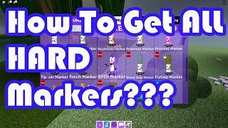 How to get ALL HARD MARKERS [UPDATED APR 2023] in Find The Markers Roblox 2024