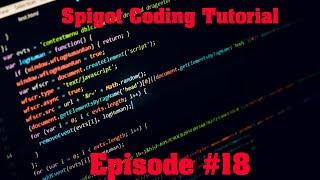 Spigot Coding Tutorial Ep#18 - Join Message