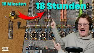 ️ACHTUNG: Dieses Spiel macht süchtig! Ich habe 18 Stunden FACTORIO gespielt und DAS ist passiert