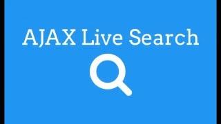 AJAX Live Search PHP, MySQL - TheMindSpeaks