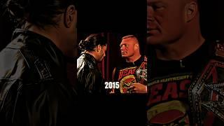 Roman Reigns & Brock Lesnar Then vs Now  Edit #shorts #viralshorts