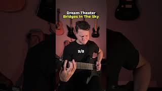 Dream Theater - bridges in the sky guitar main riff cover #guitar