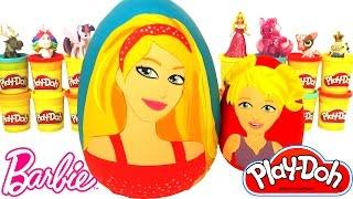 2 Huevos Sorpresas de Barbie y Chelsea en Español Plastilina Play Doh