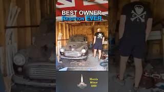 Incredible Owner Reaction! Morris Minor 1000 Barn Find – Extreme Car Detailing