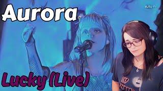 Aurora - Lucky (Live at Nidarosdomen Cathedral) | REACTION | First Time Hearing