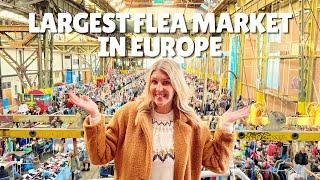 Treasure in Amsterdam's Ridiculously LARGE Flea Market? | Amsterdam Travel Vlog
