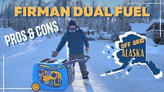 Alaska Cabin Life -  Firman Dual Fuel Generator Review - Would I ever buy this again??