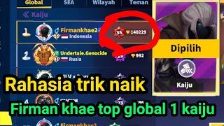 JADI TOP GLOBAL 1 KAIJU SUPER SUS - INI GAMEPLAY CARA CEPAT GLOBAL SUPER SUS INDONESIA