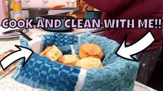 Cook & Clean With Me | Homemaking Motivation