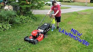 Kids and lawnmowers - New Craftsman M260 Lawn mower!  Lawnmower Boy #3