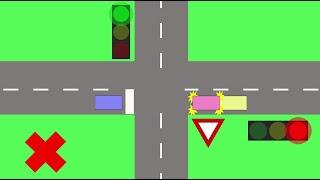 #2  Red light and stop line / Stoppjoon / Стоп-линия