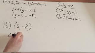 SAT Math Solutions - Test 1, Section 3, Question 9