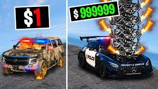 Upgrading Cheapest to Expensive Cop Car on GTA 5 RP