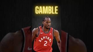 Kawhi to Toronto was the greatest gamble of all time #kawhileonard #kawhi #torontoraptors