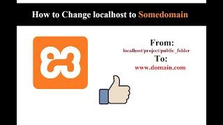 How to change localhost to custom domain name | Tutorial Simple way | Localhost | Xampp