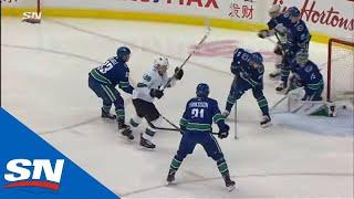 Canucks' Michael DiPietro Allows Goal On First NHL Shot Faced