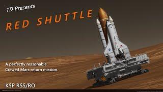 Red Shuttle - Sending an entire Shuttle stack & Crawler to MARS. KSP RSS/RO