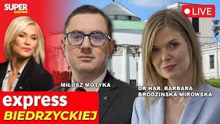 EXPRESS BIEDRZYCKIEJ | MIŁOSZ MOTYKA, DR HAB. BARBARA BRODZIŃSKA-MIROWSKA [NA ŻYWO]