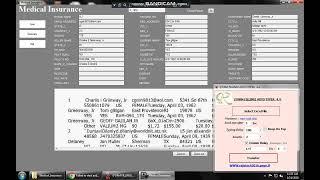 Medical Insurance data entry form filling auto typer 4.4