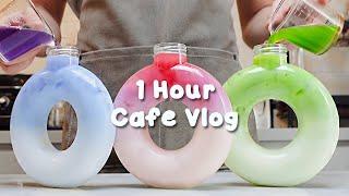 편안한 주말/1시간 모아보기1 hours/Cafe Vlog/ASMR/Tasty Coffee#512