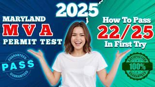 Maryland Permit Test 2025 | MVA Learners Permit Practice Test