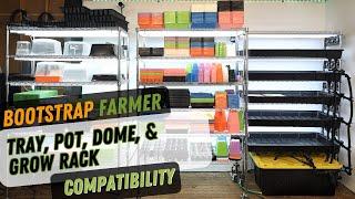 What Bootstrap Farmer Trays Can You Use in a Grow Rack?