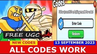 *ALL CODES* [FREE UGC] Ninja Fighting Simulator ROBLOX | NEW CODES | 09/13/2023