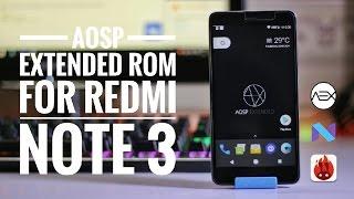 Official AEX V3.3 Rom 7.1.1 [FULLY STABLE] Redmi Note 3 Camera Fix Features [SD]