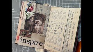 Quick Tag & Pocket - Decorating Our Journal - Playing With Our Tim Holtz Stash