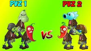 All New & Old Zombies in PVZ 1 vs PVZ 2 - Which Version Will Win?