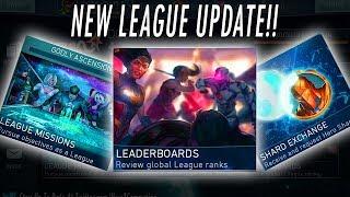 *LEAKED* NEW 2.1 LEAGUE UPDATE! SHARD EXCHANGE! LEAGUE MISSIONS! LEADERBOARDS! Injustice 2 Mobile