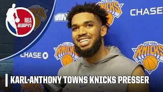 Karl-Anthony Towns was ‘shocked’ about trade to the Knicks | NBA on ESPN