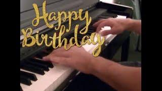 Happy birthday song piano cover (sheet+midi)