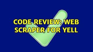 Code Review: Web scraper for Yell