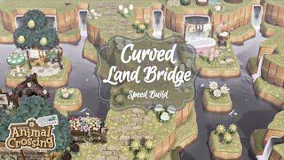 Curved Land Bridge Speed Build // Animal Crossing New Horizons