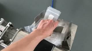 Automatic Plastic Bag Label Machine Testing