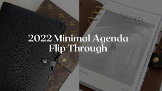 2022 Agenda Flip Through | Main Calendar + Finance Planner | MadyPlans