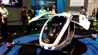 Le drone d'Ehang pour échapper aux bouchons liés au CES 2017