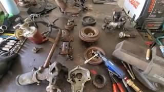 1979 Fiat Spider 124 Engine Dismantle part1