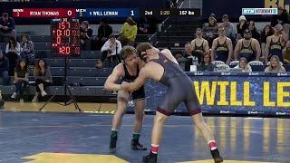 157 LBS: Ryan Thomas (Minnesota) vs. #9 Will Lewan (Michigan) | 2020 B1G Wrestling