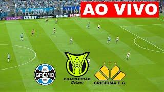 GRÊMIO X CRICIÚMA AO VIVO COM IMAGENS | BRASILEIRÃO 2024 | ASSISTIR JOGO AO VIVO COM IMAGEM