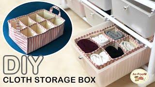 DIY Drawer Organizer Stoffkörbe | Drawer Organizer  Fabric Baskets