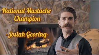 How To Style A Handlebar Mustache Like National Mustache Champion Josiah Georing With Death Grip Wax