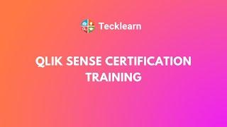 Qlik Sense Certification Training