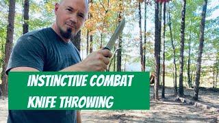 Hammer Grip No Spin Knife Throwing Tutorial: Instinctive and Combative