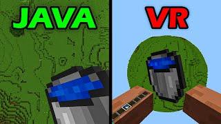 water bucket MLG as java vs VR