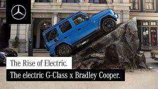 The Rise of Electric. The electric G-Class x Bradley Cooper.