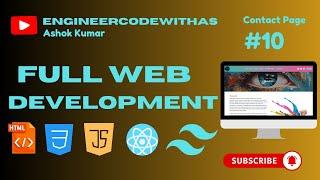 contactus || reactproject || design and code a website with me || react  website tutorial || Hindi