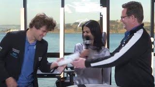 (CLOSING CEREMONY) Magnus Carlsen is the WINNER of the 2022 Meltwater Champions Chess Tour